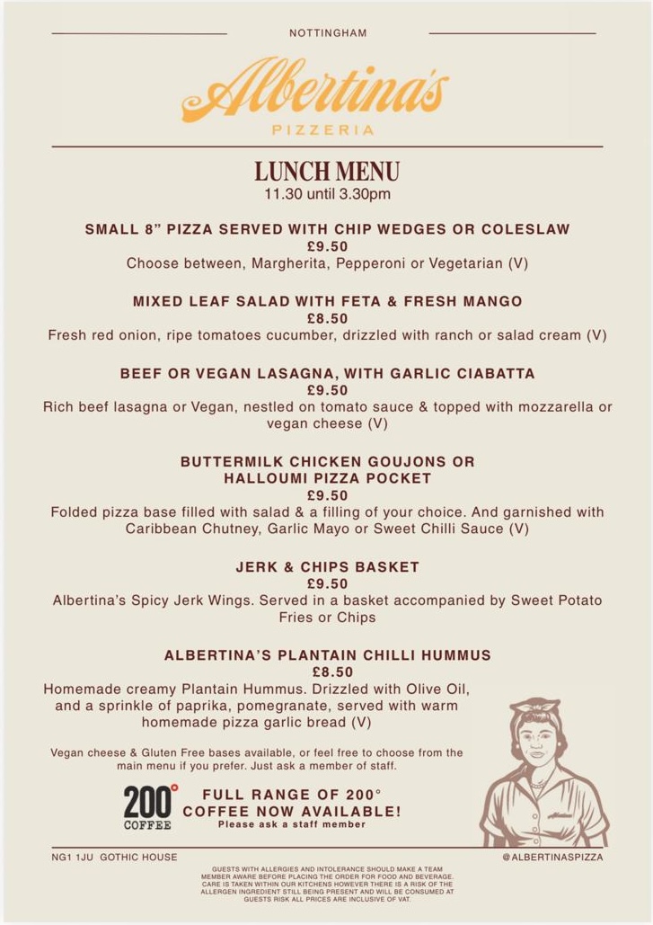 Lunch Menu